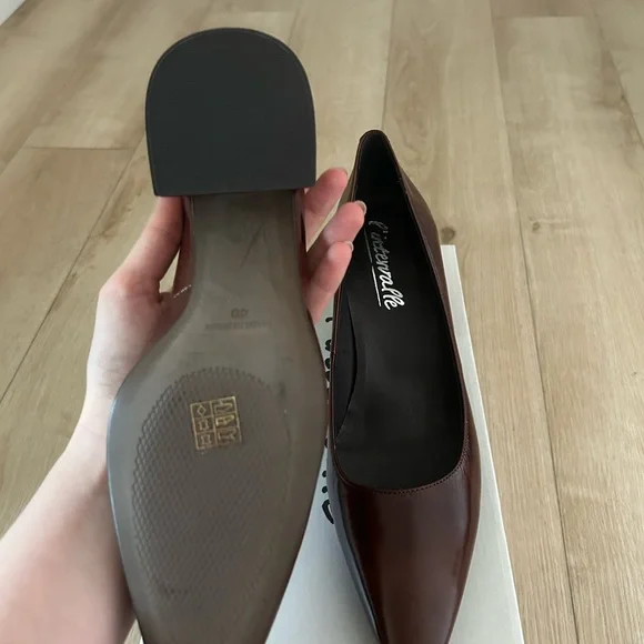 LINTERVALLE - Leather square high heels - Picture 3 of 5